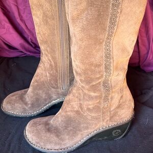 Ugg Suede Hartley Wedge Boots